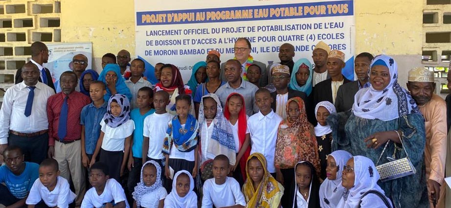 A dynamic NGO working for the purification of water in Moroni in the Comoros
