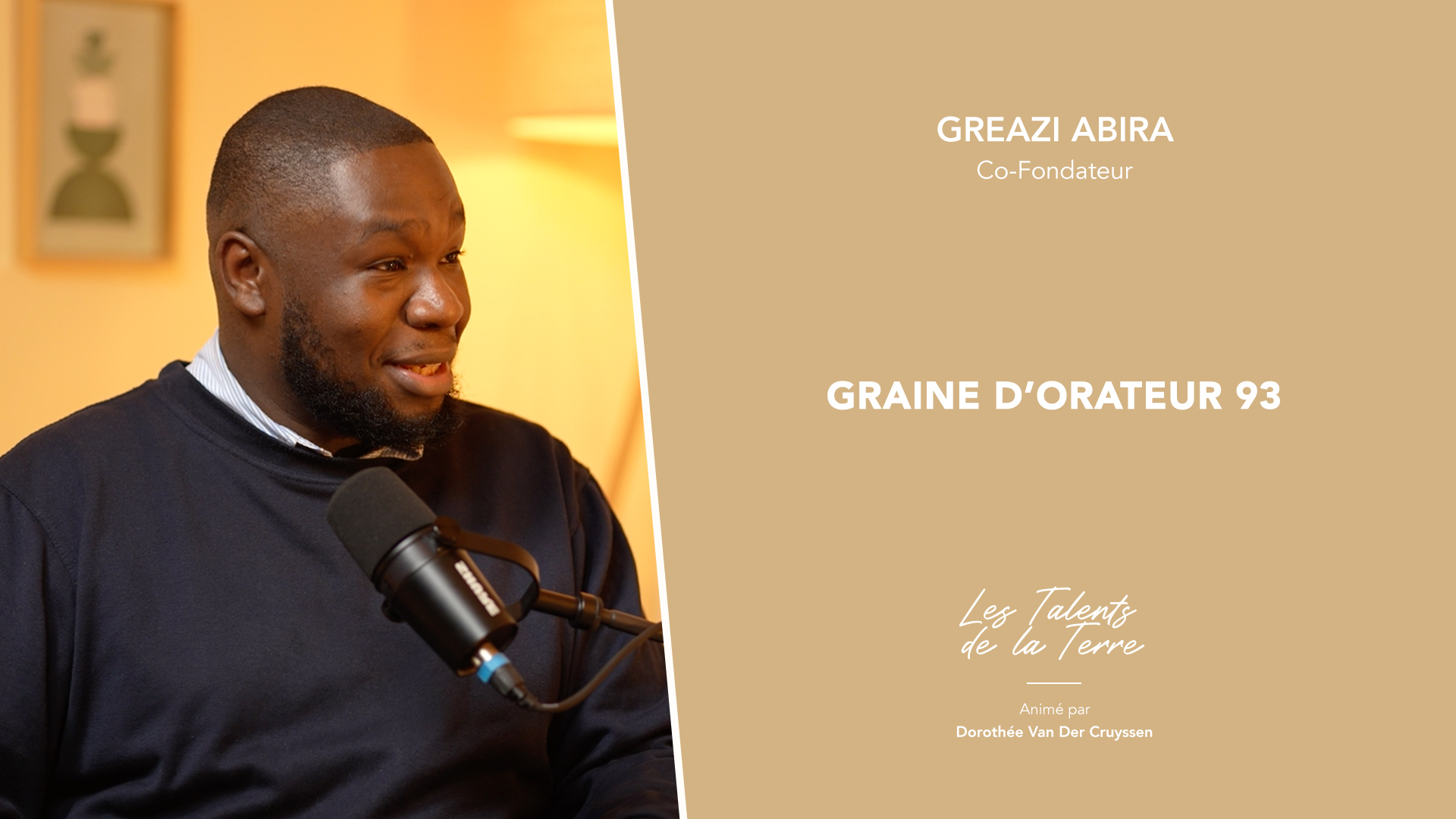 Talents de la terre : Rencontre avec Greazi Abira – Co-fondateur de Graine d’Orateur 93
